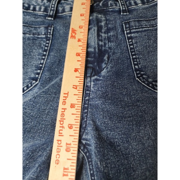 Womens Wide Leg Jeans Medium Wash 4 Pocket Size 8 - Picture 8 of 12